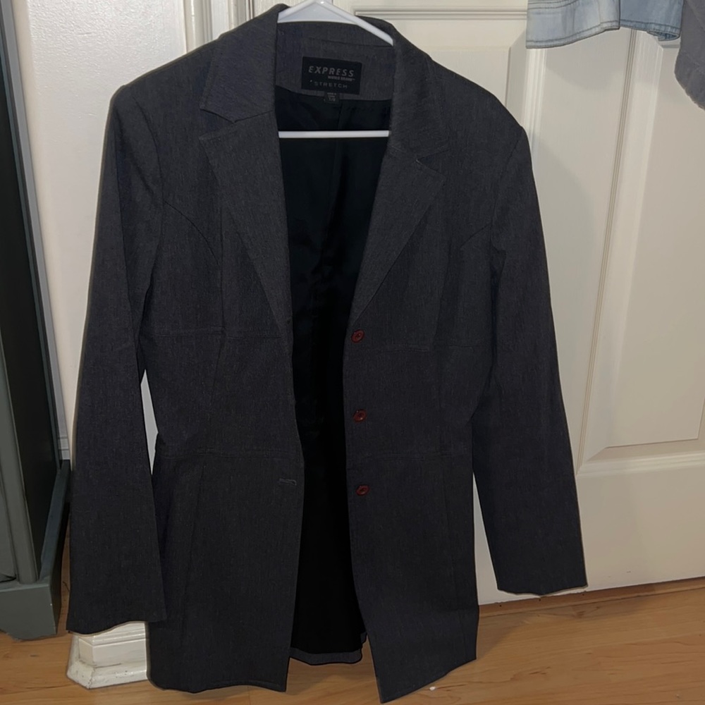 Express grey blazer